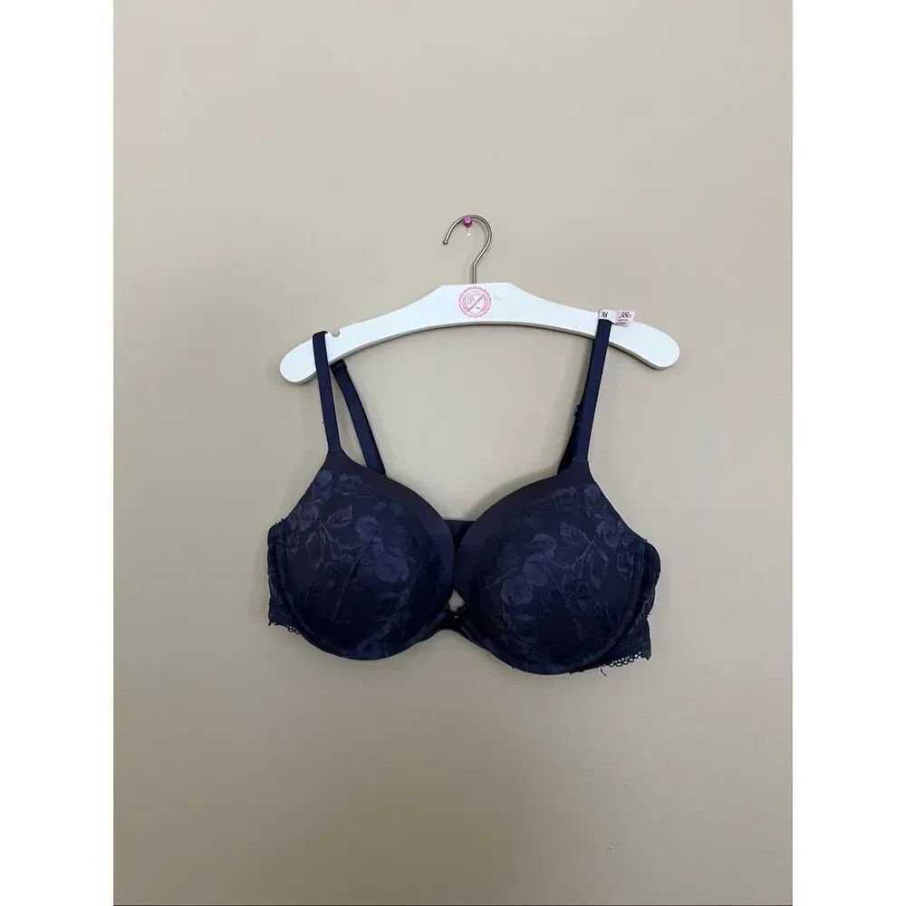 Victoria’s Secret Blue Push Up Bra Woman’s Size 38D